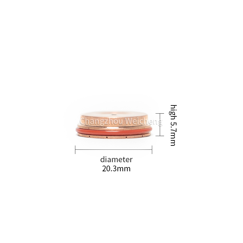 Capuchon de bouclier consommable de découpe plasma 22-1025 pour torche à plasma