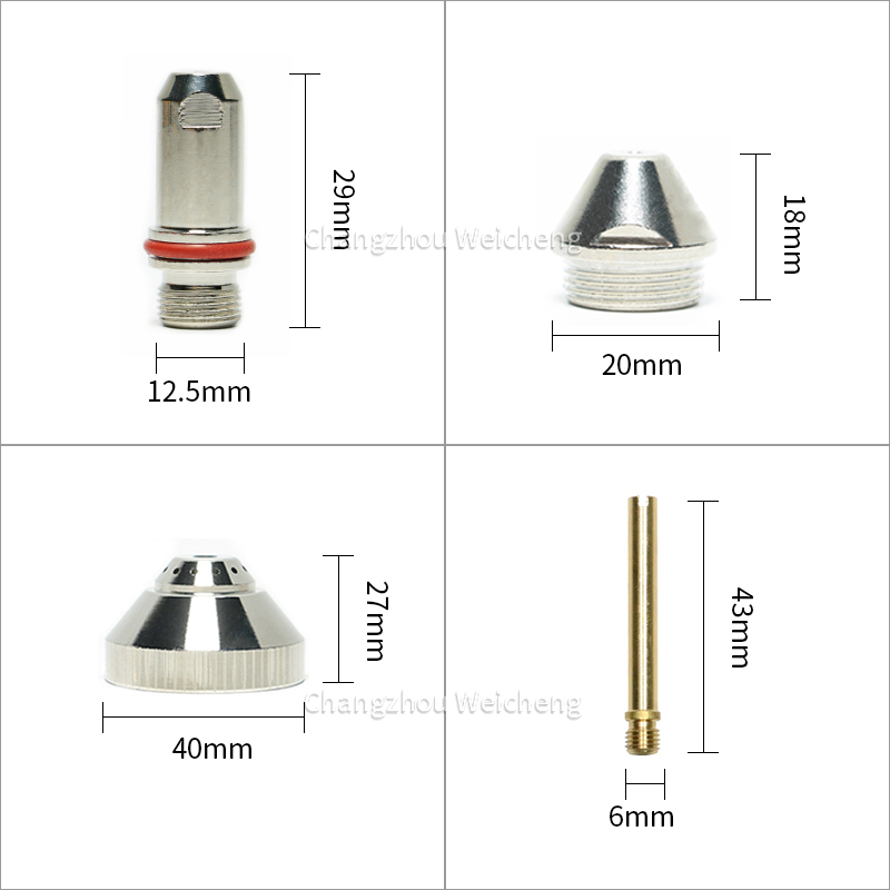 Capuchon de retenue de bouclier de buse d'électrode de consommable de découpe Plasma pour torche à Plasma FY-XF300H-A