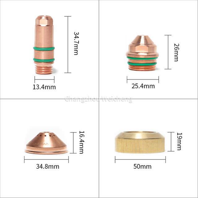 Torche de découpe Plasma YGX300, électrode consommable, buse YGX330303, bouclier YGX330304, capuchon de retenue YGX330305 YGX330306