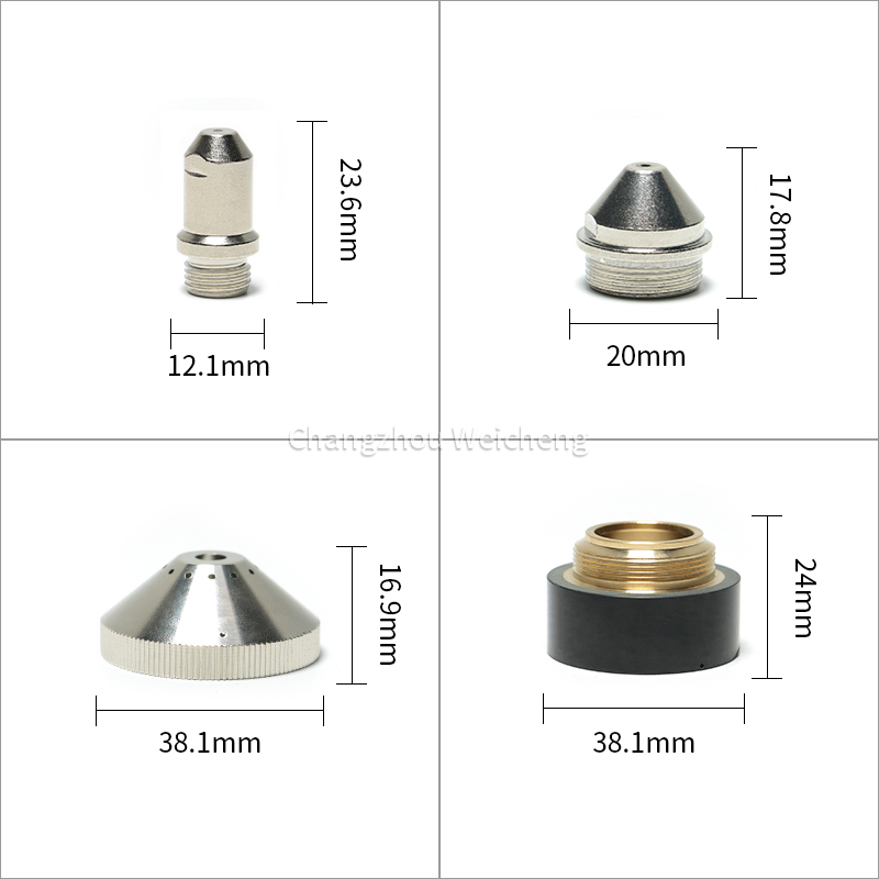  Électrode consommable de découpe Plasma JX131100, buse JX131130, bouclier JX131002 pour torche FY-JX131