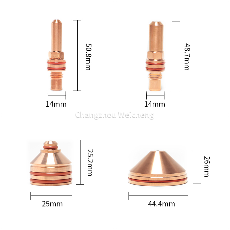 Électrode Kailburn 277131 277282 Buse 277284 277125 Bouclier 277150 277286 Capuchon de retenue 277151 Consommables de coupe