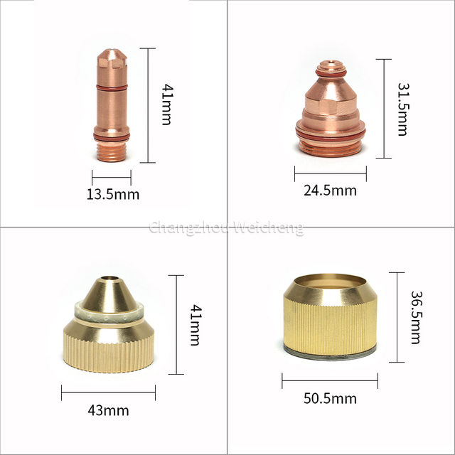 Bouclier de buse d'électrode, consommable de découpe Plasma, anneau tourbillonnant pour torche Plasma HB400-7