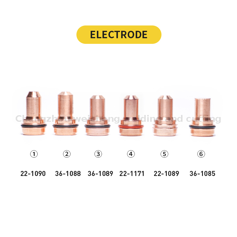 Électrode consommable de découpe plasma 22-1171 pour torche à plasma