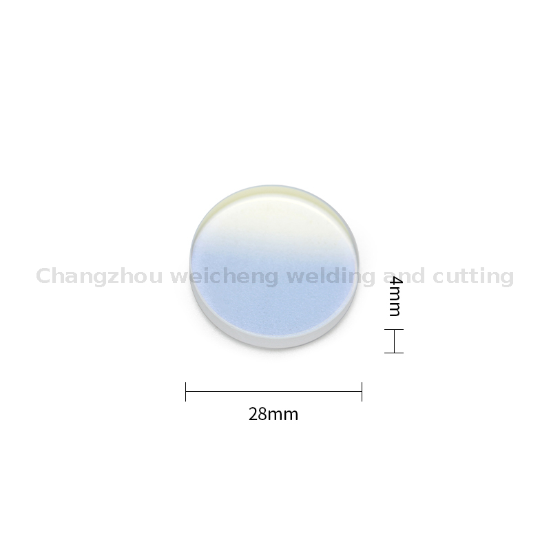 Pièce de fenêtre de machine de soudure de lentille de protection de laser 28*4mm