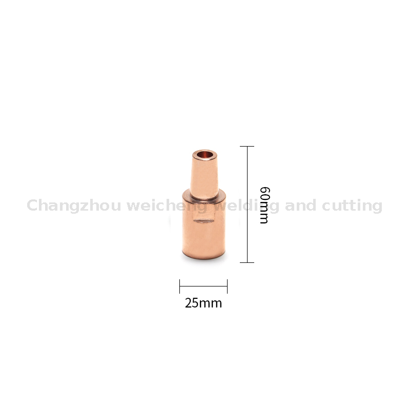 Pointe de capuchon d'électrode à souder de haute qualité, soudage par résistance M6 25x60mm