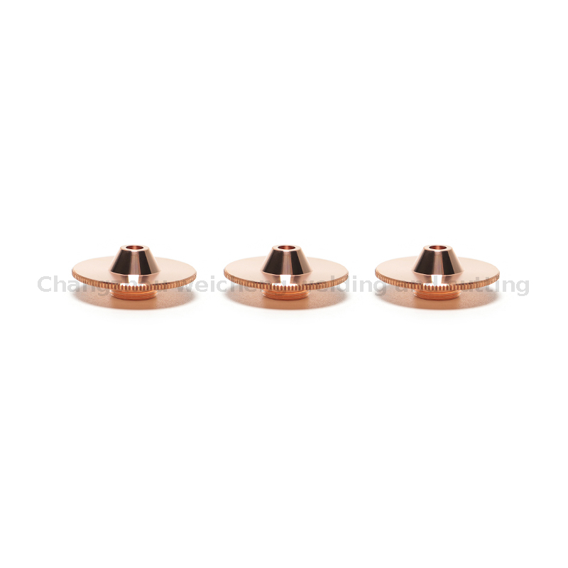  Buse de découpe Laser, raccords de buse en cuivre monocouche faible convexe 28mm