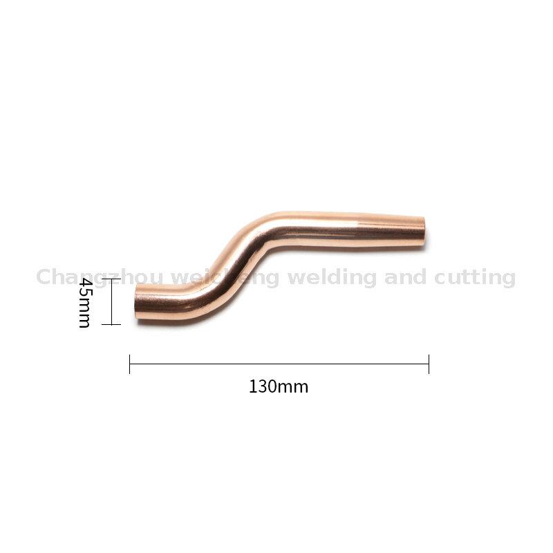 Pointe de capuchon d'électrode de soudage par points de pliage de haute qualité, soudage par résistance 130*45-16mm