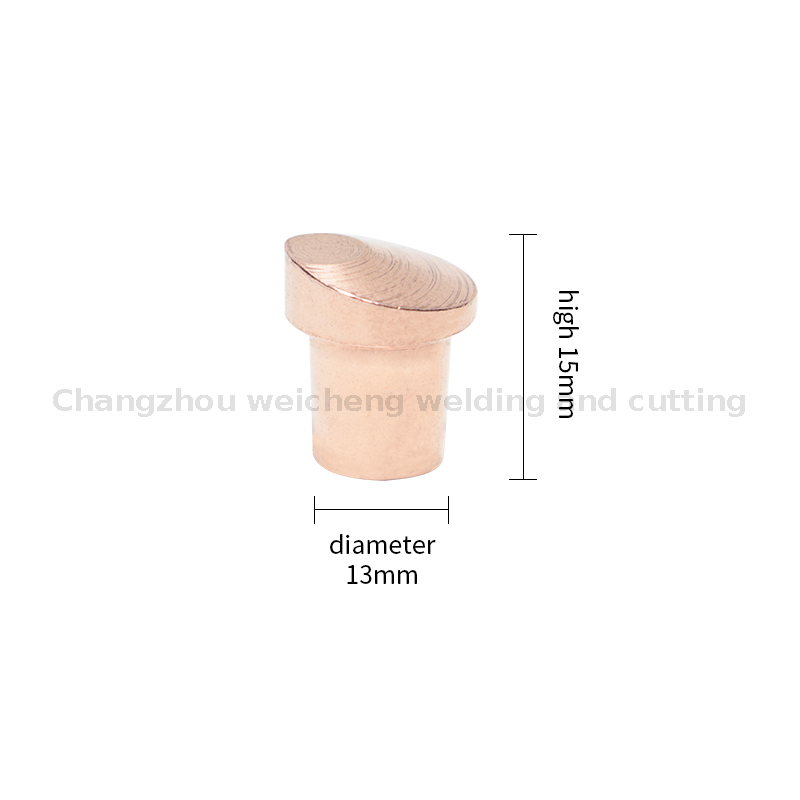 Capuchon d'électrode excentrique de haute qualité, soudage par résistance 13x15mm