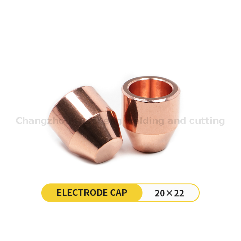 Matériel adapté aux besoins du client 20*22mm d'électrode de pointe de chapeau d'électrode de soudage par points rond de taille