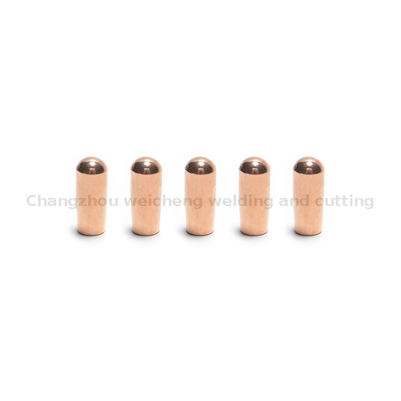 Soudage par résistance adapté aux besoins du client de pointe de chapeau d'électrode de soudage par points ronds 12*30mm
